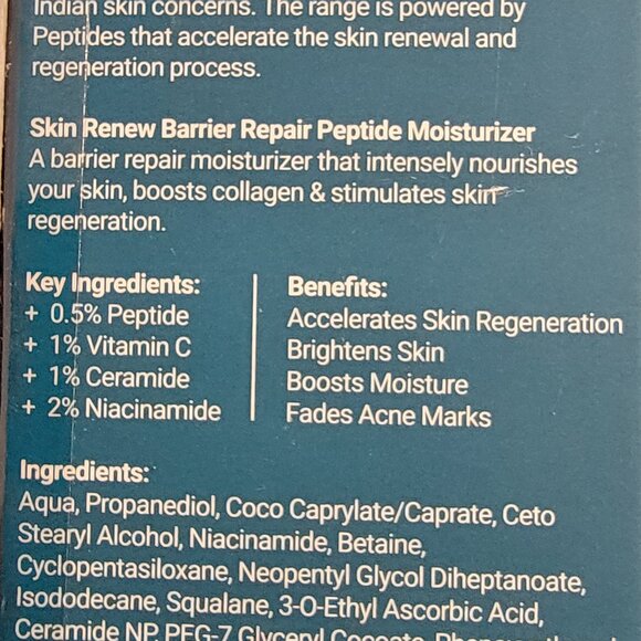 TWO (2) Skin Renew Dr V Blue Barrier Repair Peptide Moisturizers NEW Sealed - Picture 10 of 14
